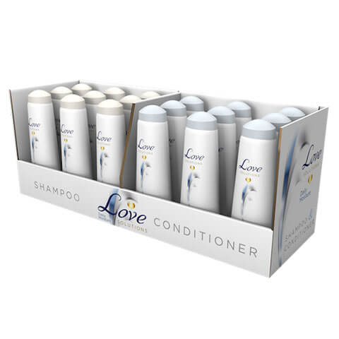 Shelf Ready Packaging LOVE Shampoo
