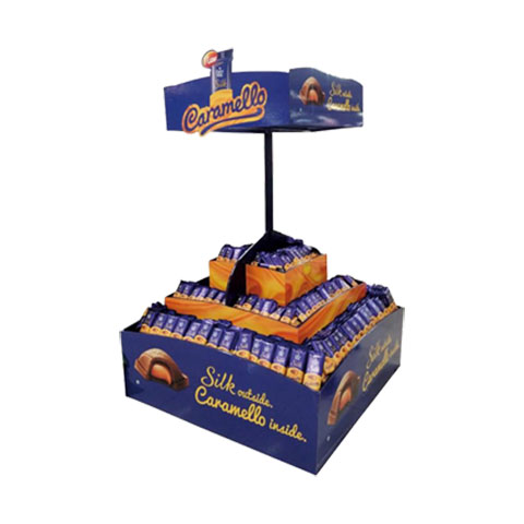 Caramello Chocolates Pallet Skirt Photo Display